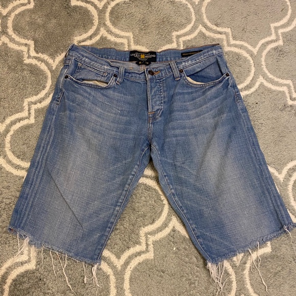 Lucky Brand Pants - Lucky Brand Sienna Tomboy Crop Denim Shorts 8/29